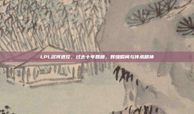 LPL名将退役，过去十年回顾，辉煌瞬间与传承精神